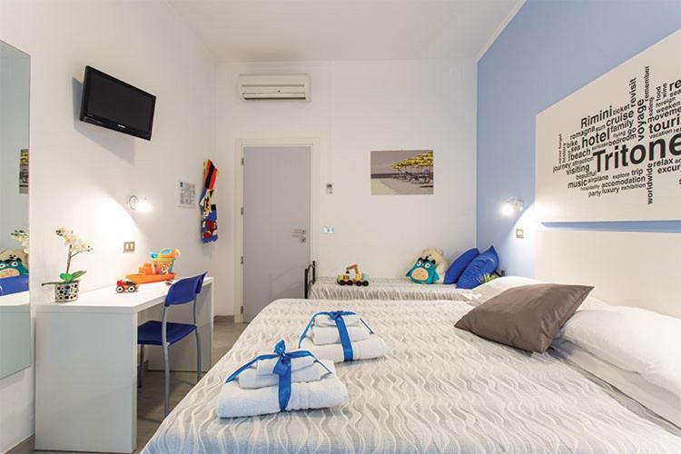 Hotel Tritone Rimini Eksteriør bilde